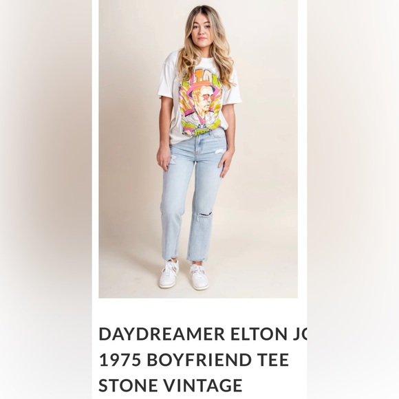 DAYDREAMER REVOLVE ELTON JOHN TEE SIZE XS NWOT - Picture 5 of 6